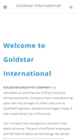 Mobile Screenshot of goldstar-international.com